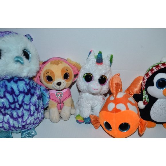 Ty Beanie Boo’s Pixy Unicorn Oscar owl paw patrol Skye Sami Penelope - Picture 4 of 6